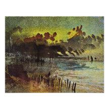 Honfleur By Turner Joseph Mallord William Personalized Announcement