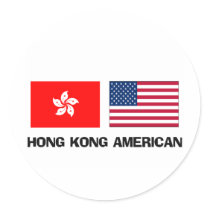 Hong Kong American stickers