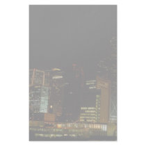 Hong Kong at night, with star ferry passenger craf Stationery Design