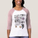 Ladies 3/4 Sleeve Raglan (Fitted)