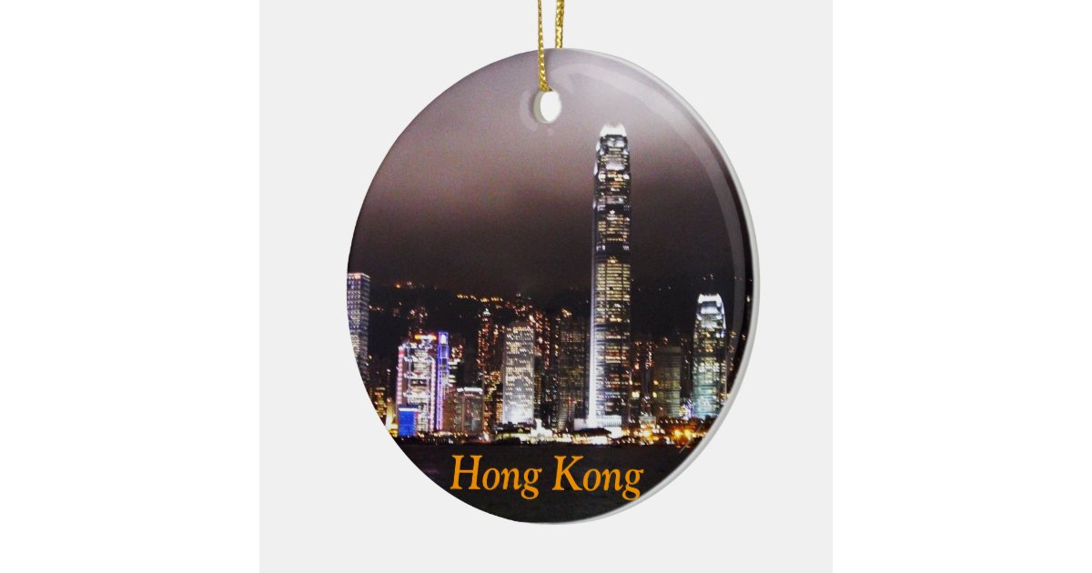Hong Kong Christmas Ornament Zazzle