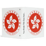 Hong Kong Coat of Arms detail binders