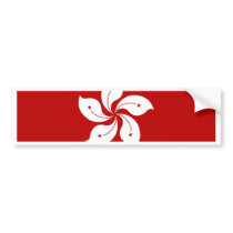 Hong Kong Flag bumper stickers