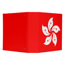 Hong Kong Flag "Classic" Vinyl Binder
