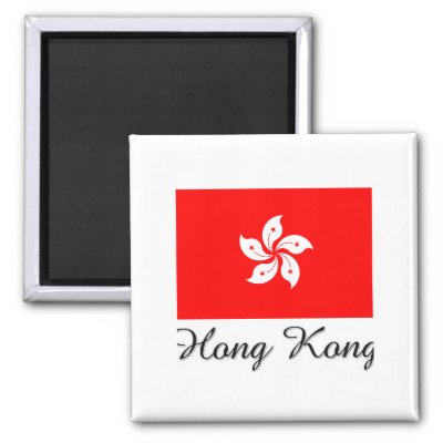 hong kong flag. Hong Kong Flag Design Magnets