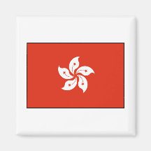 Hong Kong Flag Fridge Magnets