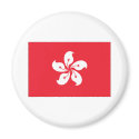 Hong Kong Flag magnets by worldflagtshirts Hong Kong Flag magnets