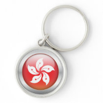 Hong Kong Flag "Orb" Keychains