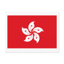 Hong Kong Flag Postcard