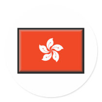 Hong Kong Flag stickers