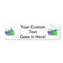 hong kong  green 2 city image.png bumper sticker