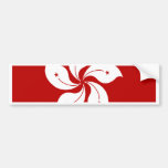 Hong Kong High quality Flag Bumper Sticker