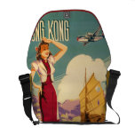 travel, hong-kong, vintage, retro, messenger, bag