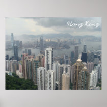 Hong Kong Mountain Peak Poster