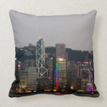 Hong Kong Night Pillow