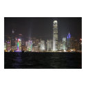 Hong Kong Night Skyline posters