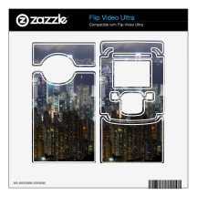 Hong Kong Night Skyline Skin For The Flip Ultra