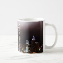 Hong Kong skyline mug