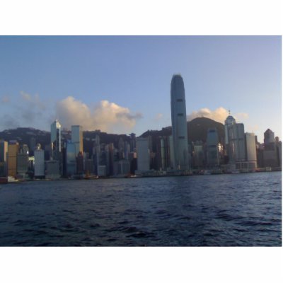 Photo Sculpture with Hong Kong Skyline