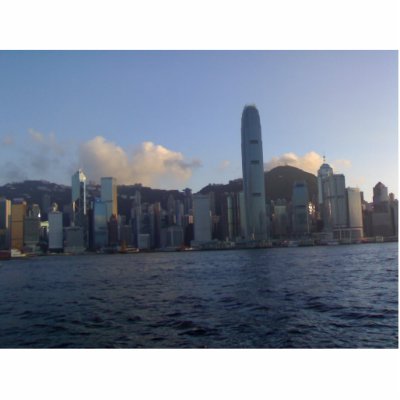 HONG KONG SKYLINE PHOTO SCULPTURE by pinartan