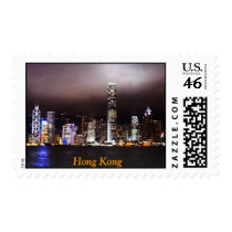 Hong Kong skyline stamp