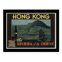 Hong Kong The Riviera of the orient Postcards