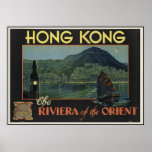 Hong Kong The Riviera of the orient posters