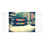 Hong Kong Tram Customized Photo Card