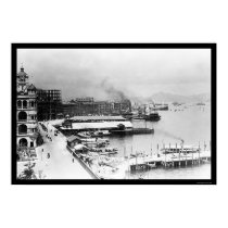 Hong Kong Waterfront 1906 posters