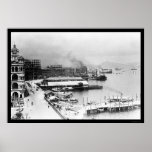 Hong Kong Waterfront 1906 posters