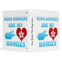 Hong Kongers are my Homies Vinyl Binder