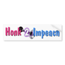 Honk 2 Impeach bumper stickers by WarrenProffitt Honk 2 Impeach bumper stickers