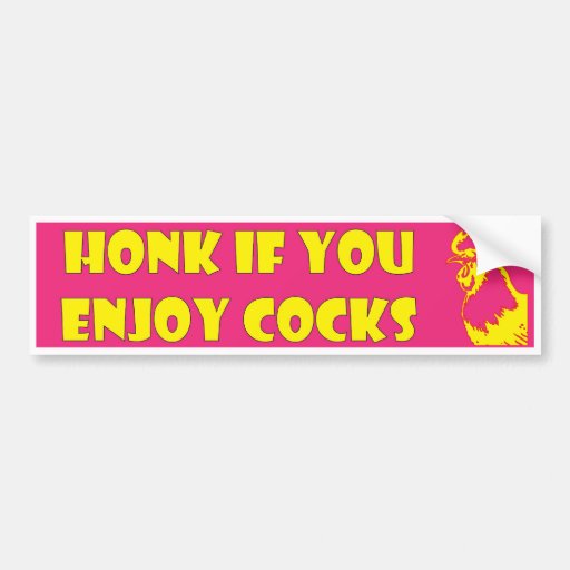 Honk 4 Cock v1 Bumper Stickers