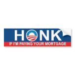 HONK Anti Obama Bumper Sticker