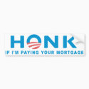 Honk Anti Obama Bumpersticker by antiobamastuff Honk Anti Obama Bumpersticker