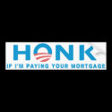 Honk Anti Obama Bumpersticker