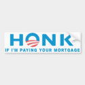 Honk Anti Obama Bumpersticker