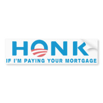 Honk Anti Obama Bumpersticker by antiobamastuff Honk Anti Obama Bumpersticker