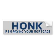 Honk Anti Obama BumperSticker Bumper Sticker
