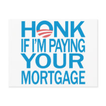 Honk AntiObama Post Card