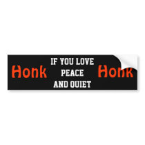 Honk Bumper Stickers