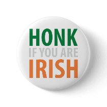 honk if you are irish buttons