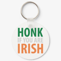 honk if you are irish keychains