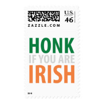 honk if you are irish postage
