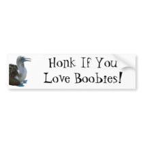 Honk If You Love Boobies! Bumpersticker by abeyer Honk If You Love Boobies! Bumpersticker