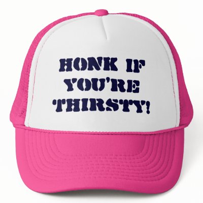 Honk if you're Thirsty! Hat by britegrl03