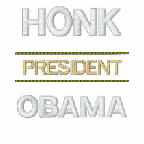 Honk President OBAMA embroidered shirts by OutOfLimits Honk President OBAMA embroidered shirts