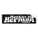 Honkies for Herman bumpersticker