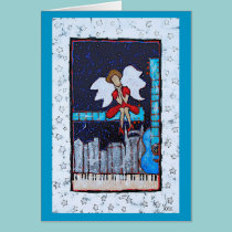 Honky Tonk Angel card cards