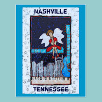 Honky Tonk Angel postcard (Nashville, TN) postcards